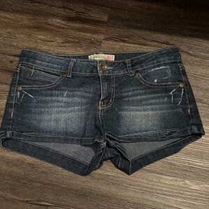 Paris Blues Dark Wash Jean Shorts